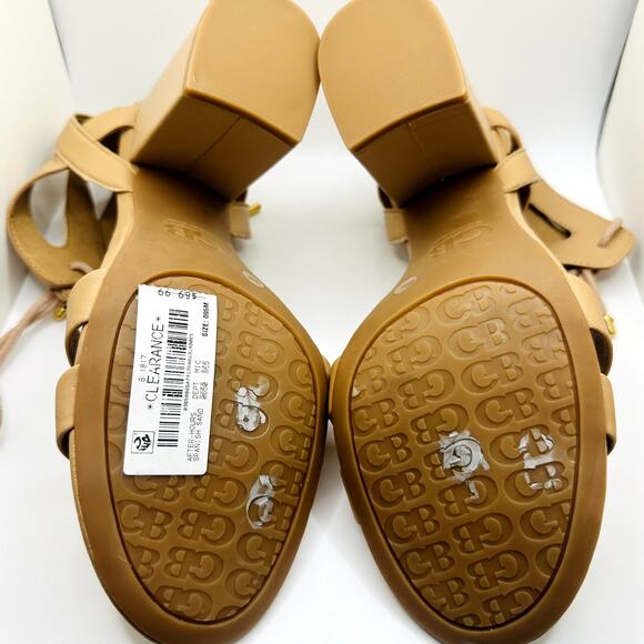 Gianni Bini Strap Beige Heels - Picture 5 of 9